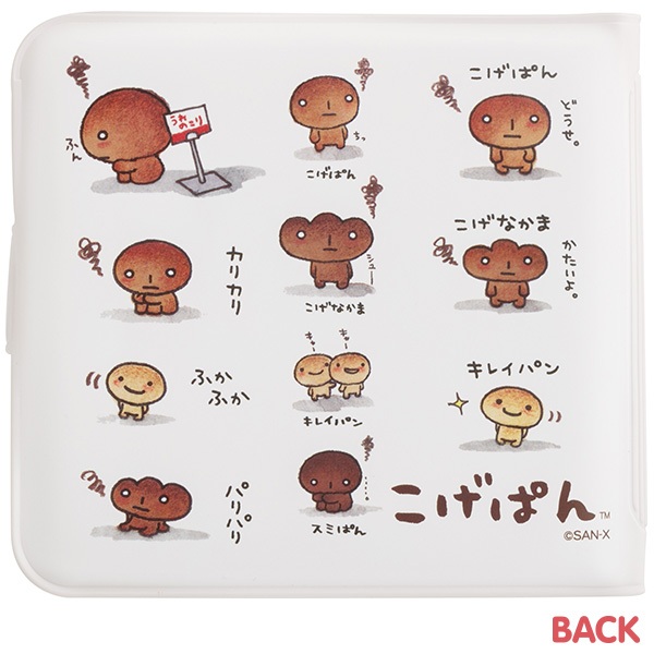 กระเป๋าสตางค์พับ kogepan ลายขนมปังดำ ขนาด ประมาณ. วัสดุ 90 x 95 x 10 มม. ผลิตจาก PVC มีช่องด้านใน ราคา ถูกที่สุด ดีลบีเคเค แกลเลอรีภาพที่ 3