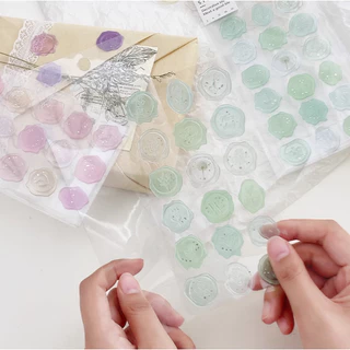 สติกเกอร์ตราประทับซองจดหมาย ตราประทับซองสวยๆ ขี้ผึ้งประทับซอง พร้อมส่งจากไทย | cw-a1