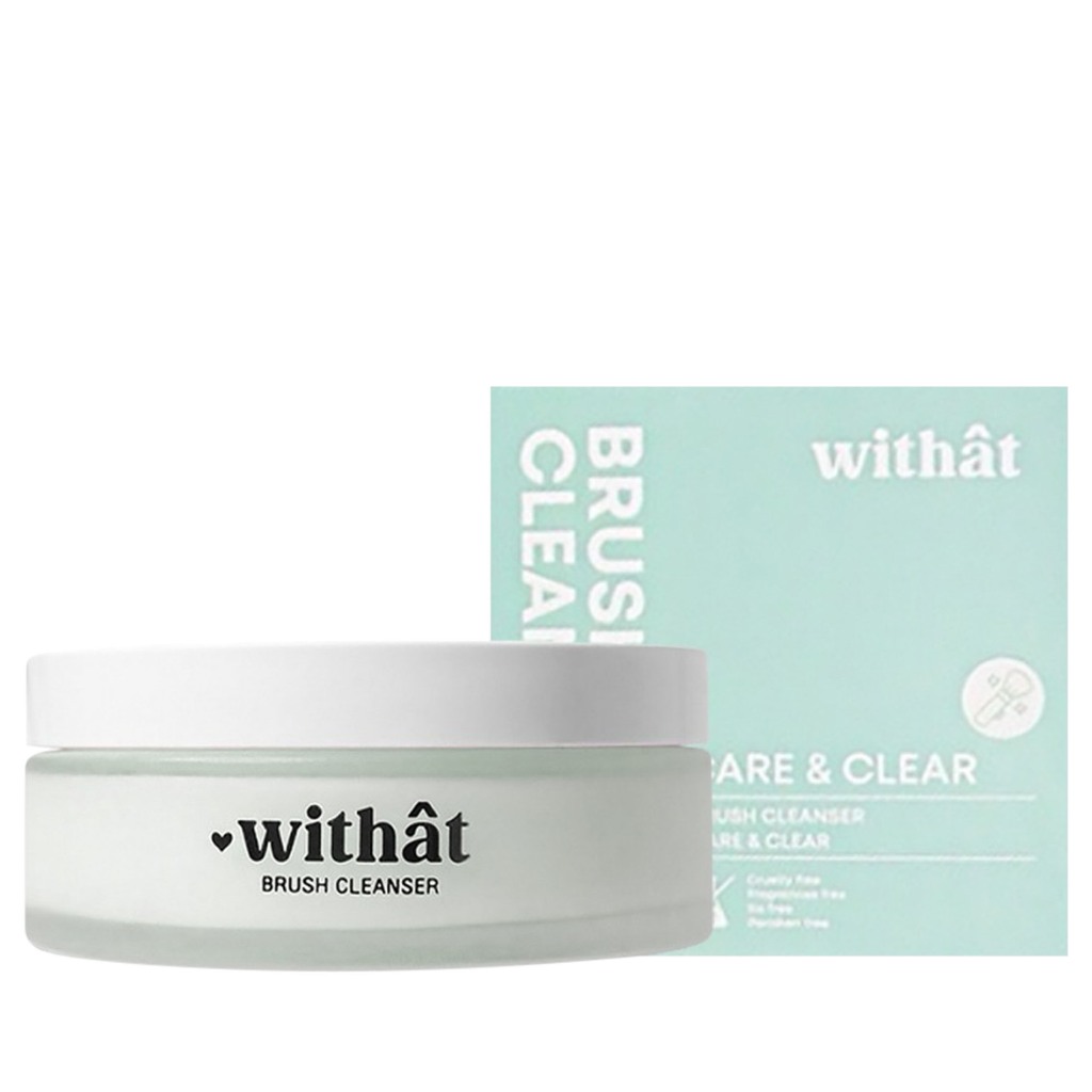 WITHAT - Brush Cleanser Care & Clear Tea Tree (100g.) วิทแทท บรัชคลีนเซอร์ ล้างแปรง รูปที่ 3