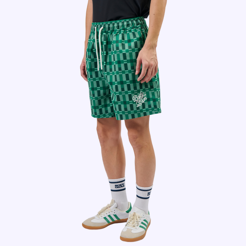 BODY GLOVE  Men's “GOLF & TENNIS" Shorts - กางเกงขาสั้น ผู้ชาย สีเขียว