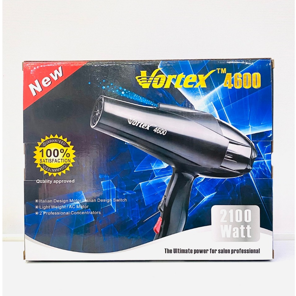 Vortex Professional Hair Dryer (ไดร์เป่าผมแบบรุ่น Vortex 4600 และเครื่องหนีบผมแบบรุ่น VT128C)