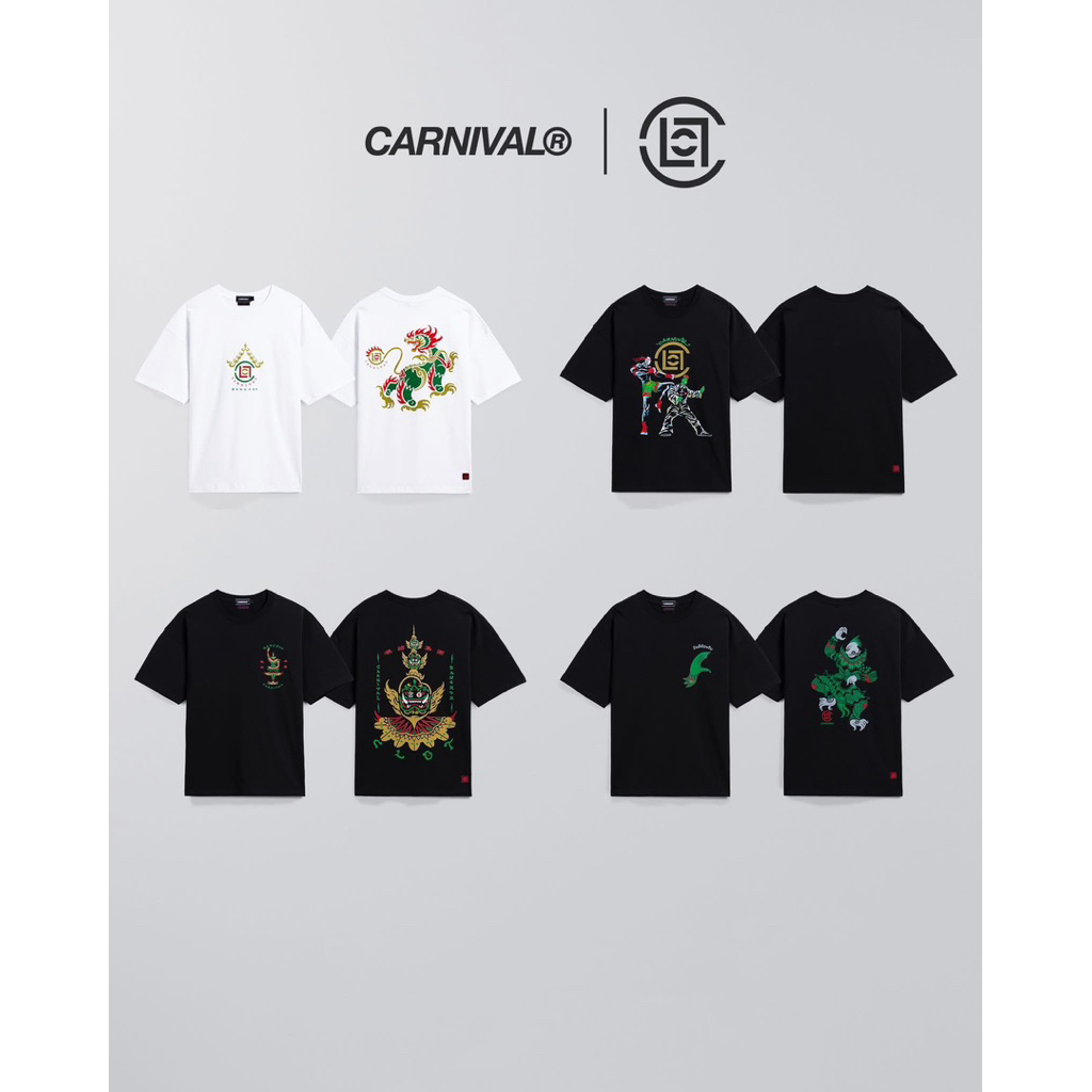 [ของใหม่ แท้💯% พร้อมส่ง] เสื้อยืด CLOT x CARNIVAL® OVS  T-SHIRT by Laowang1102