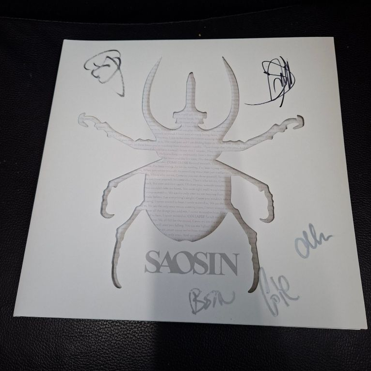 💿ฺ(ของแท้​/มือ1/แกะเซ็น)⭐️แผ่นเสียง ไวนิล SAOSIN Vinyl พร้อมลายเซ็น 2025 CD ซีดี You're Not Alone