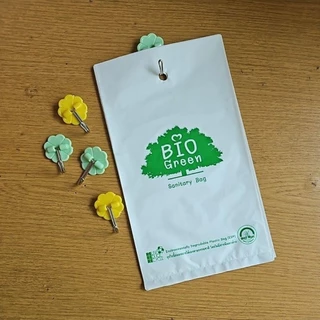ตะขอติดผนัง (จำนวน 1 ชิ้น) แขวนถุงใส่ผ้าอนามัย🍀🌼