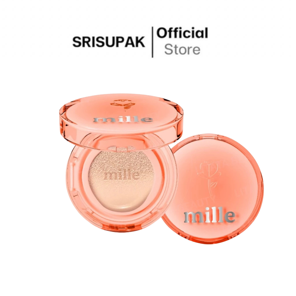 MILLE คุชชั่น เพอร์เฟ็กต์ โกลว์  SPF50+ PA+++  ปริมาณ 14 กรัม