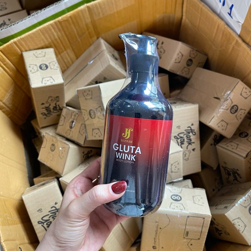 โลชั่นกลูต้าวิงค์ 300ml ขวดใหญ่ Hannan&First ส่งฟรีมีปลายทาง สกินแคร์ - รูปที่ 2