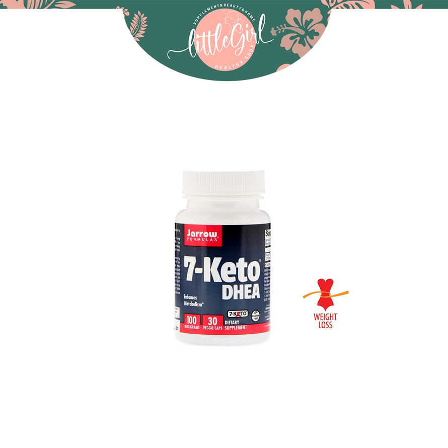 (พร้อมส่ง)  Jarrow 7 Keto DHEA 30 Capsules