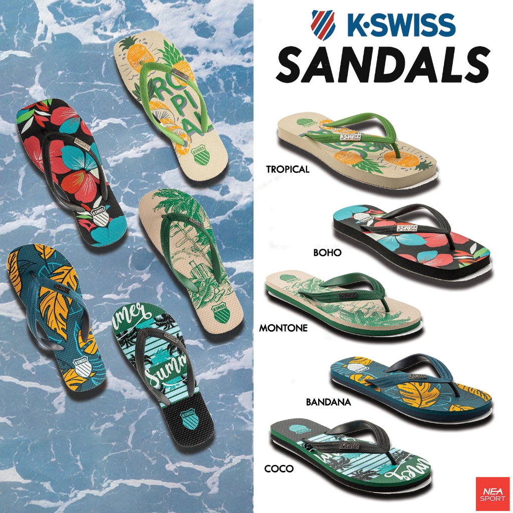 K-SWISS SANDALS รองเท้าแตะหูคีบ ชายและหญิง
