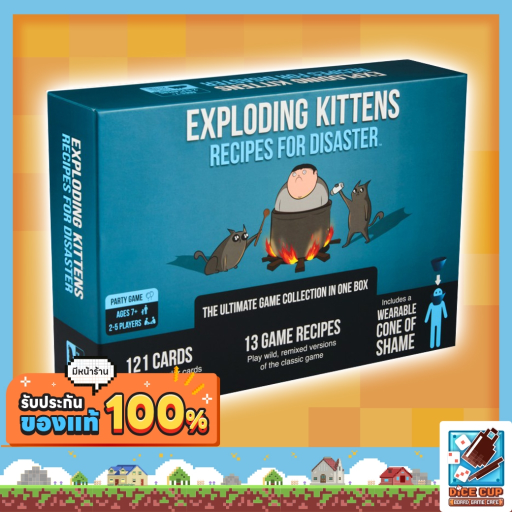 [ของแท้] Exploding Kittens : Recipes for Disaster Board Game