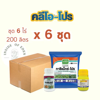 คลีโอโปร ชุด6ไร่ ยกลัง !! มี6ชุดกำจัดวัชพืชในไร่ข้าวโพด คลีโอ โปร