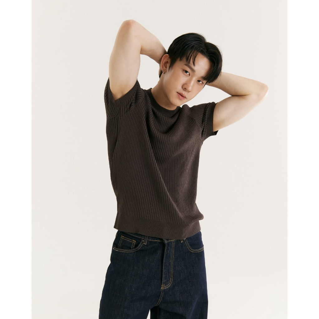 [M5635] REEVE RIDGE KNIT TEE