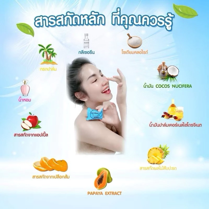 สบู่นีออน สบู่เซรั่มพลัส สบู่ส้ม โอเนตออเรนจ์ 10 ก้อน thumbnail 5
