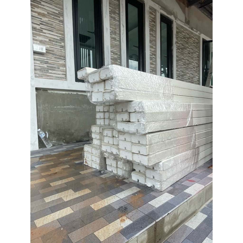 คิ้วบัวโฟมบัวเบา10x5cm. 2เมตร 1กล่อง10ท่อน ห้ามสั่งเกินสามแพค