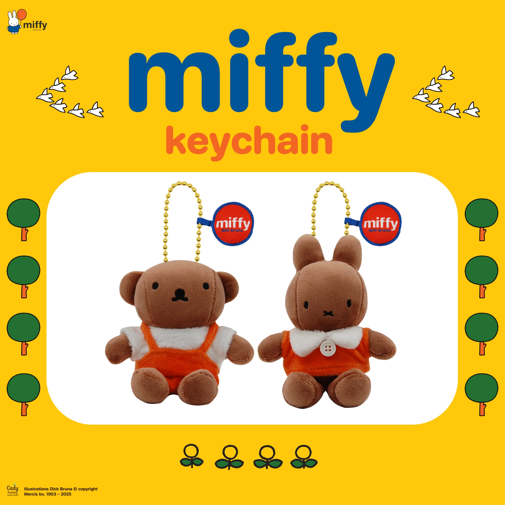 Miffy & Friends Full body Keychain