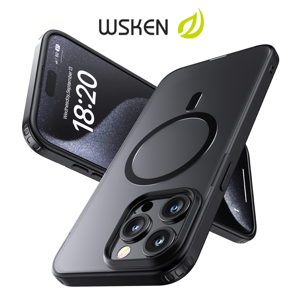 Wsken เคสโทรศัพท์สำหรับ เคส iPhone 17 Pro Max / 17 Pro / 17 / 16 Pro Max/ 15 Pro/13 Magnetic Case iPhone 16 Matte Case