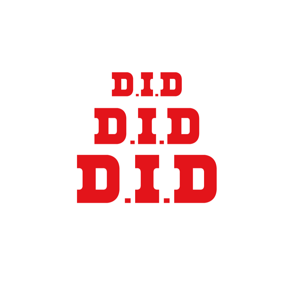 sticker สติกเกอร์ DID 3M สะท้อนแสง
