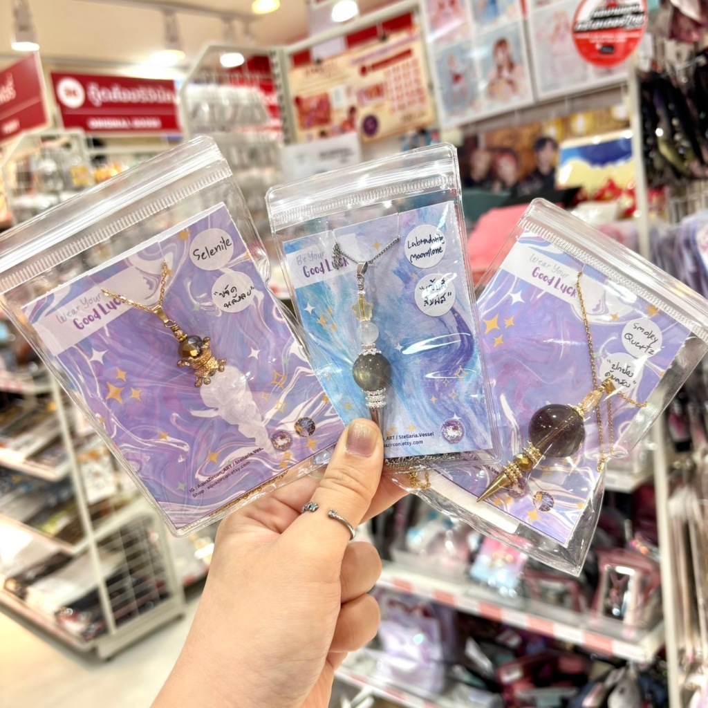 ***Inbox สอบถามลายสินค้าก่อนกดสั่งซื้อ***Necklace สร้อยคอหินมงคล รุ่น 777 สร้อยคอนำโชค สวย เลอค่า [A