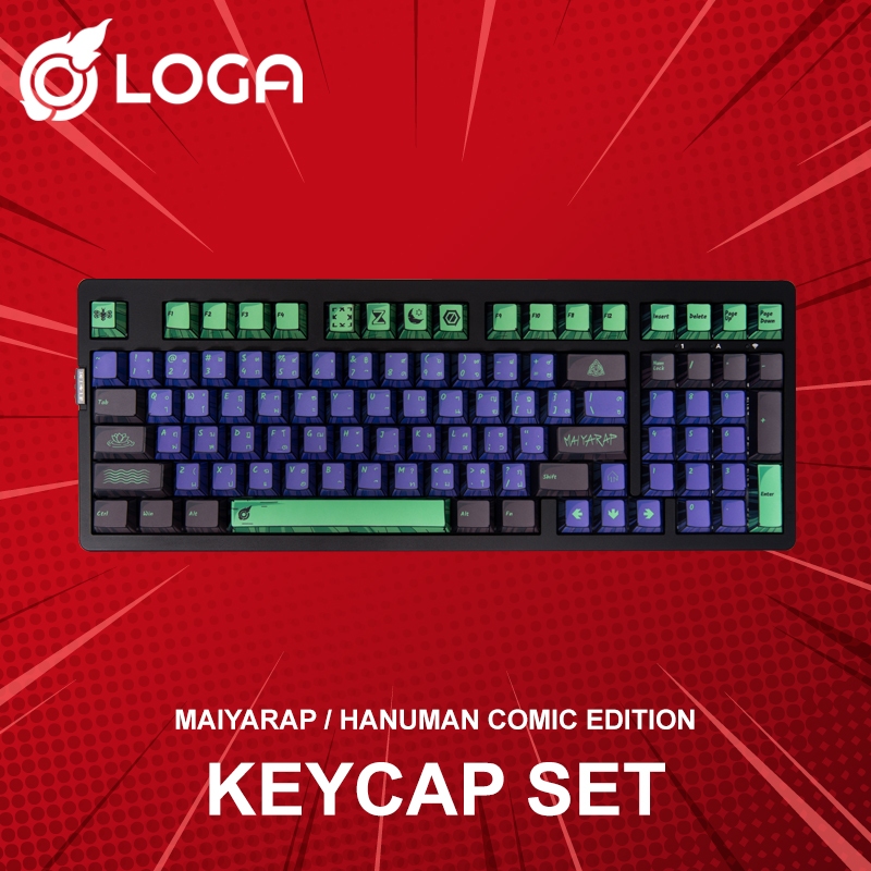คีย์แคป LOGA PBT Dyesub Keycap set : Maiyarap / Hanuman Comic Edition