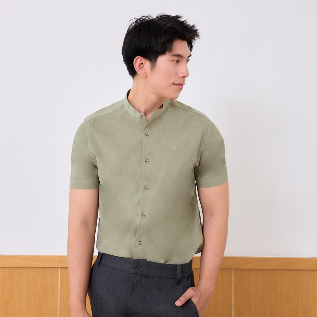 Khaki Bros. - คาคิ บรอส - Short Sleeve Shirt - เสื้อเชิ้ตแขนสั้น - KM25S009