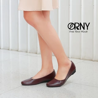 มีไซส์ 42 ✨ ORNY(ออร์นี่) ® รองเท้าคัชชูส้นสูง หนังนิ่มมาก OY135 (1 นิ้ว)