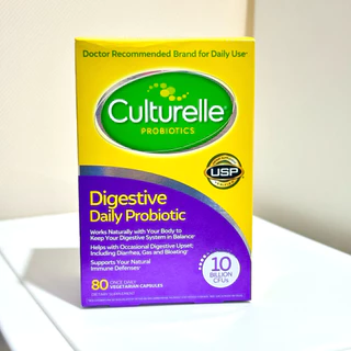 Culturelle Digestive Health Probiotic, 80 แคปซูลมังสวิรัติ