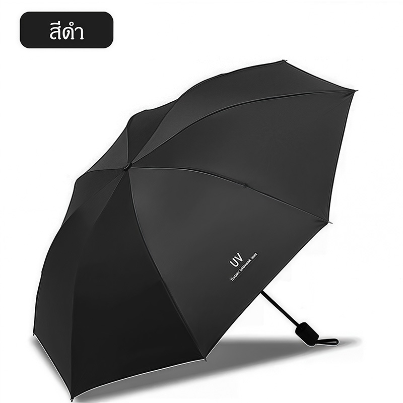 🌞🌂ร่มกันUV ร่มพับ กันแดด กันฝน ขนาดเล็ก น้ำหนักเบา พกพาสะดวก สีน่ารัก โครงร่มเป็นสแตนเลสและมีด้ามจับที่แข็งแรงทนทาน - รูปที่ 7