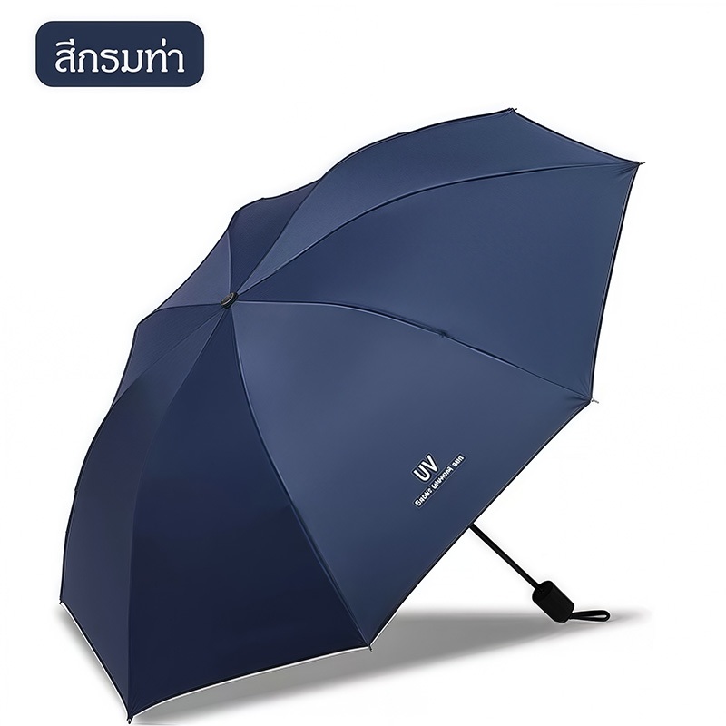 🌞🌂ร่มกันUV ร่มพับ กันแดด กันฝน ขนาดเล็ก น้ำหนักเบา พกพาสะดวก สีน่ารัก โครงร่มเป็นสแตนเลสและมีด้ามจับที่แข็งแรงทนทาน - รูปที่ 6