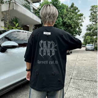 BARNETT A10 แต่งขาด collection6 โอเวอร์ไซส์ คอฟิต ผ้าหนา ใส่สบาย
