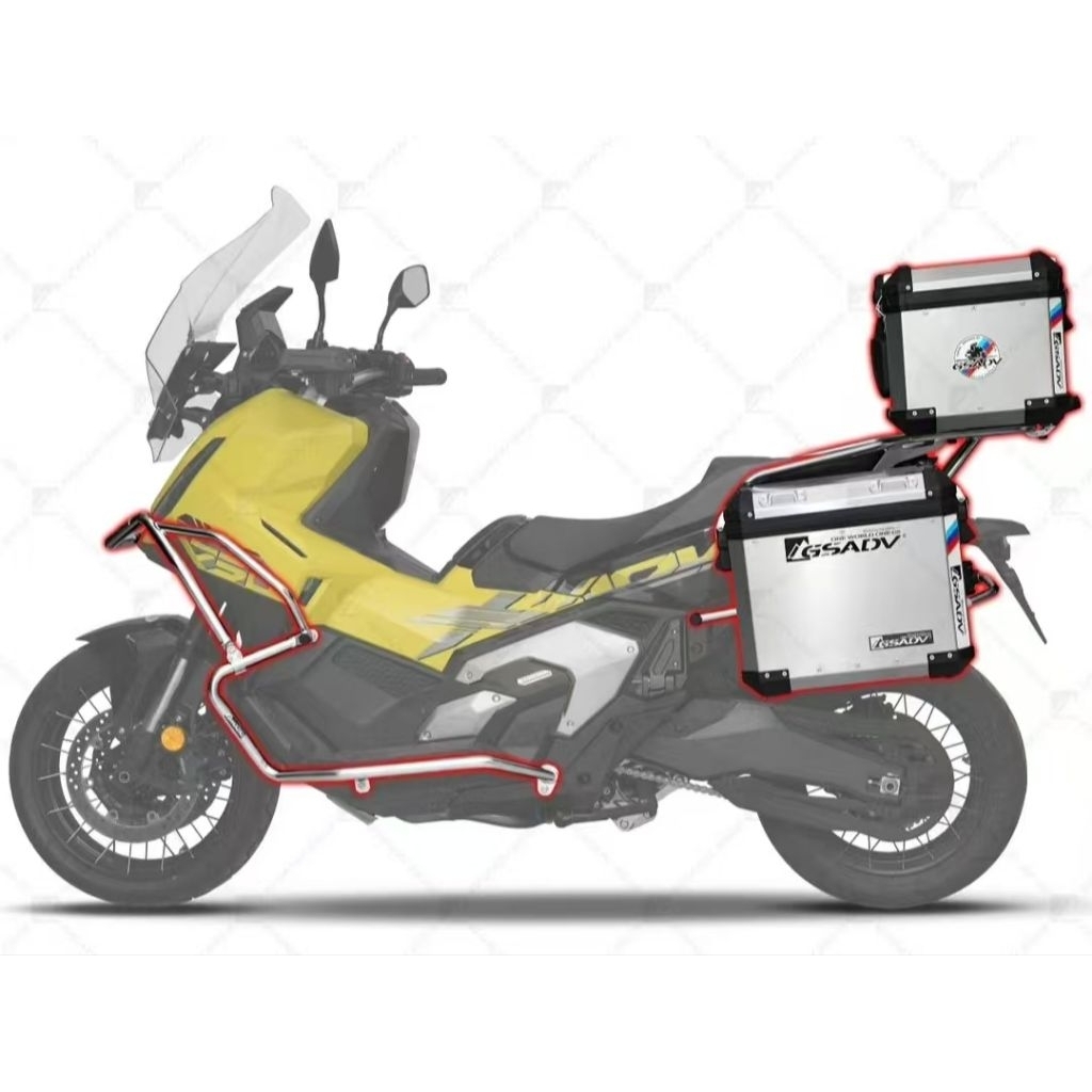 HONDA XADV750 2021-2025 ปิ๊บGSADV ปิ๊บข้างXADV750 กล่องข้างXADV750 ปิ๊บXADV750 ปิ๊บหลังXADV750 แคชบา