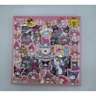 AIYIN สติ๊กเกอร์ 96แผ่นไม่ซ้ำลาย พร้อมกล่อง Sticker PVC น่ารักกันน้ำ สําหรับตกแต่ง สติ๊กเกอร์ไดคัท