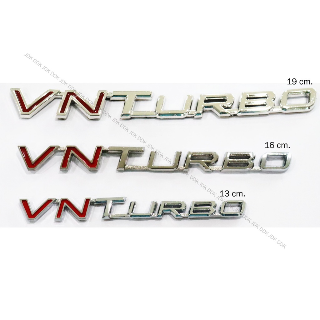 โลโก้ VN Turbo สำหรับ วีโก้ วีโก้ แชมป์ ฟอร์จูนเนอร์ TOYOTA HILUX VIGO / VIGO CHAMP / TOYOTA FORTUNER