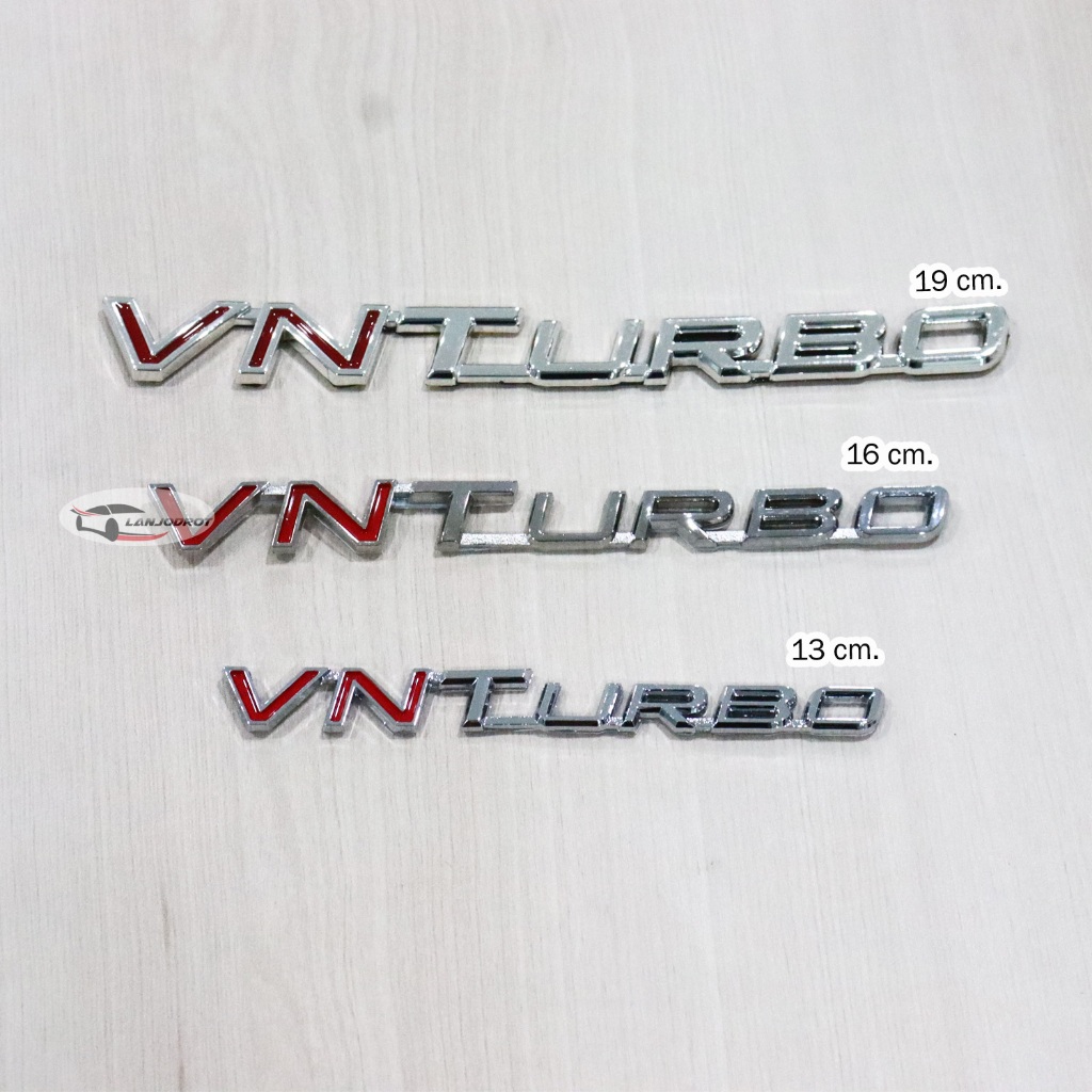 โลโก้ VN Turbo สำหรับ วีโก้ วีโก้ แชมป์ ฟอร์จูนเนอร์ TOYOTA HILUX VIGO / VIGO CHAMP / TOYOTA FORTUNER