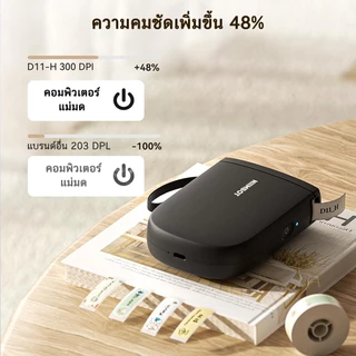 NIIMBOT D11 D110 เครื่องพิมพ์ฉลากความร้อนไร้สายบลูทูธแบบพกพาเครื่องพิมพ์ผู้ผลิตซูเปอร์มาร์