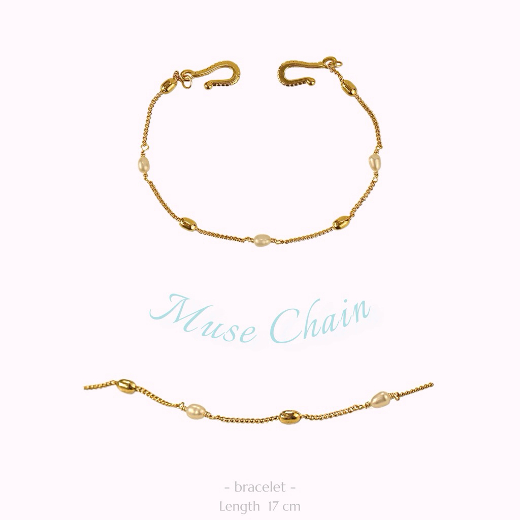 gigaglam muse chain bracelet | กำไลข้อมือไม่ลอกไม่ดำ