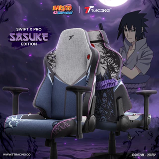 TTRacing Swift X Pro Fabric Gaming Chair Sasuke Edition เก้าอี้สำนักงาน เก้าอี้เกมมิ่ง | Naruto Collection