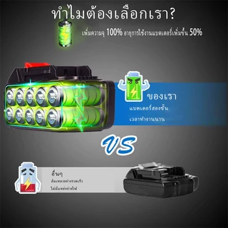 แบตเตอรี่ลิเธียม แบตเตอรี่ความจุสูง สำหรับ เครื่องฉีดน้ำไร้ บล็อกไฟฟ้า Li-ion Makita battery แบตสว่านไร้สาย สว่านแบต