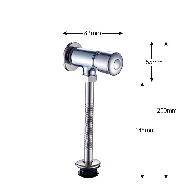 ฟลัชวาล์วโถปัสาวะแบบกด แข็งแรงทนทาน ประหยัดน้ำ ปิดน้ำได้เอง - รูปที่ 2