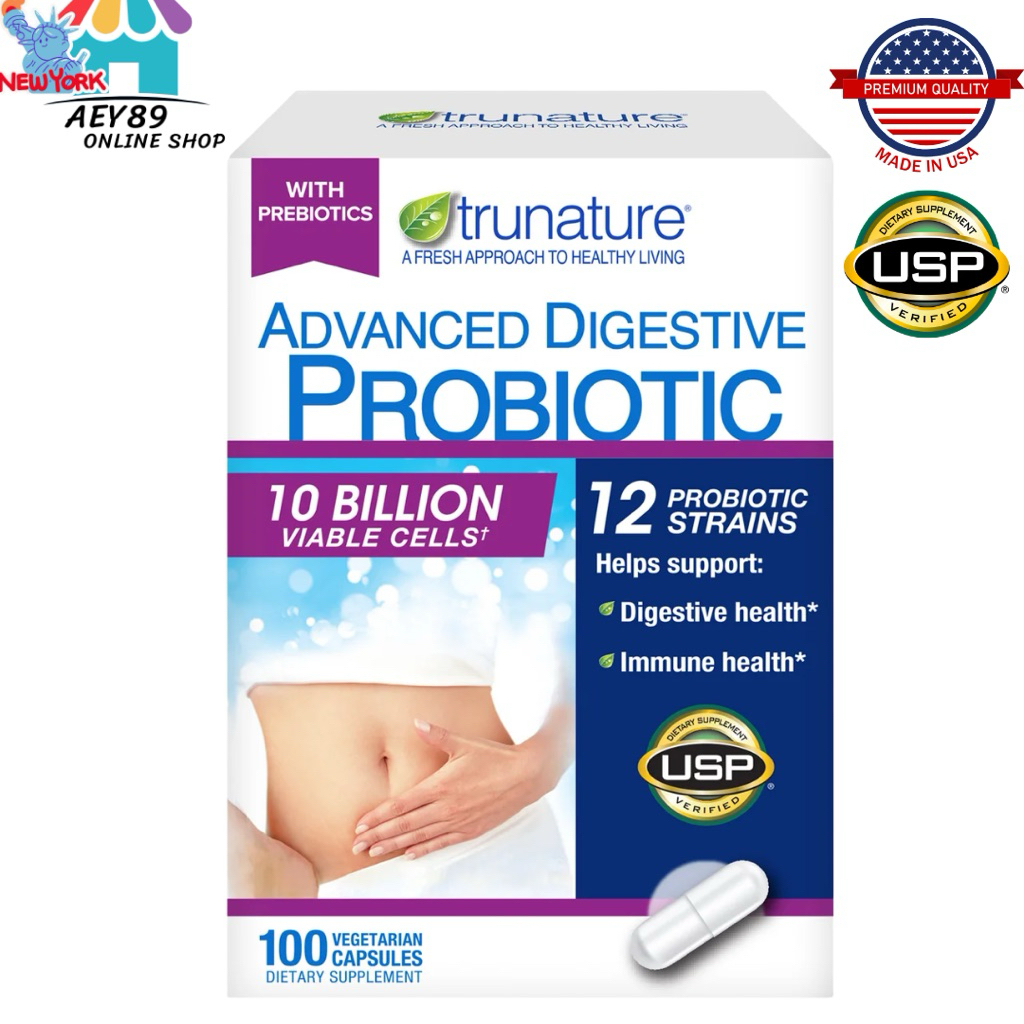 Trunature Advanced Digestive Probiotic 100 Capsules