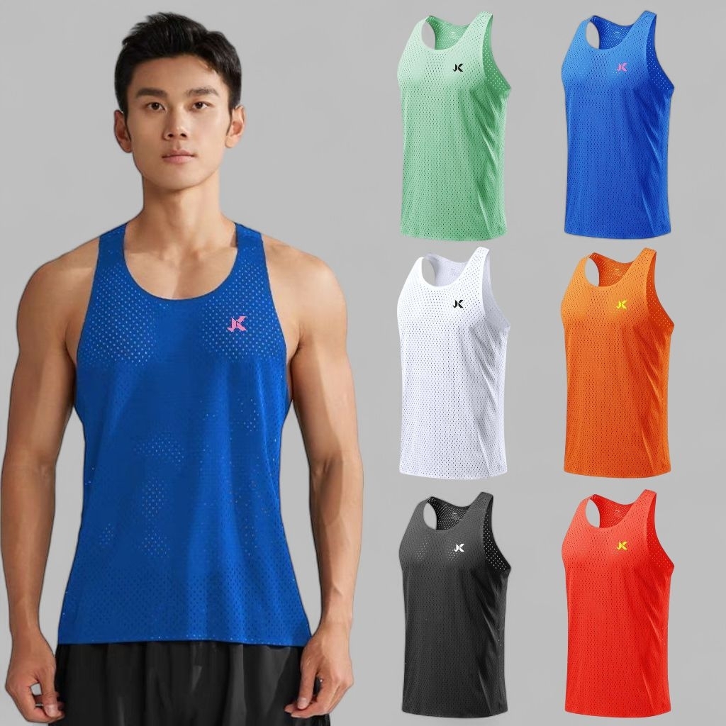 เสื้อวิ่ง (logo JK Sport) ทรงelite JK Aero-dry งานไร้ตะเข็บอัดกาวผ้าโปรงบางน้ำหนักเบามากๆแค่47กรัม ราคา ถูกที่สุด ดีลบีเคเค