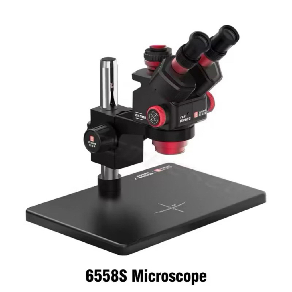 YCS 6558S กล้องจุลทรรศน์ 3ตา ขายเป็นชุดก็ได้เป็นแยกก็ได้ค่ะ กล้อง3ตา กล้อง4k