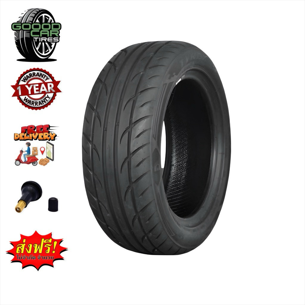 ยางรถยนต์ DCENTI TYREX ยางไทย ส่งฟรีทุกเส้น พร้อมรับประกัน 12 เดือน