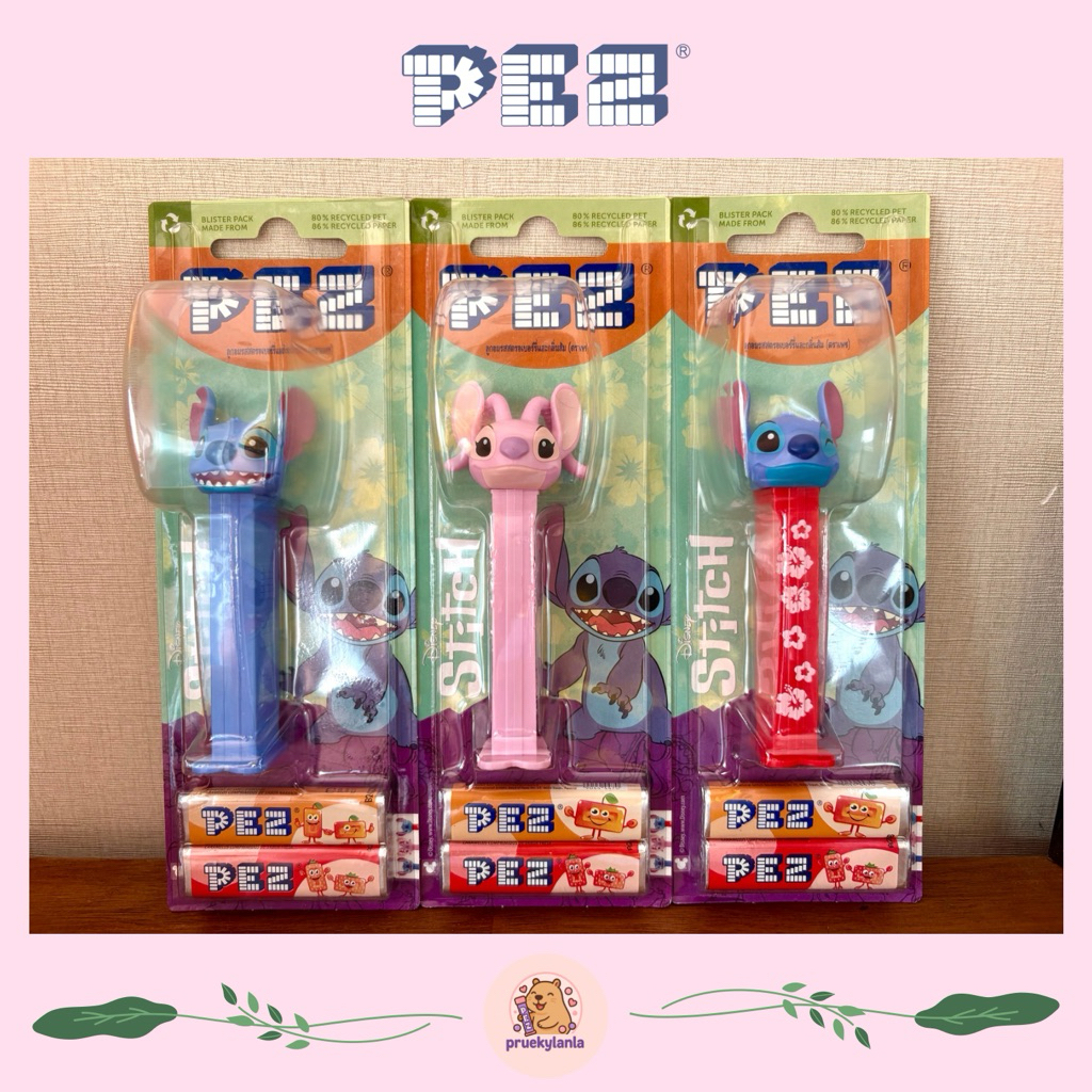 Pez (เพซ) StitcH ลูกอมการ์ตูนหัวโต รสผลไม้