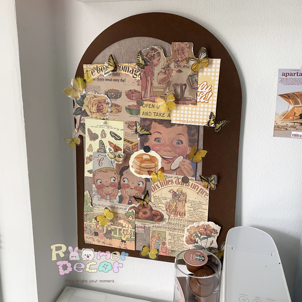 Roomer.Decor [พร้อมส่ง] บอร์ด  window board  บอร์ดสักหลาด บอร์ดแต่งผนัง กระดาน