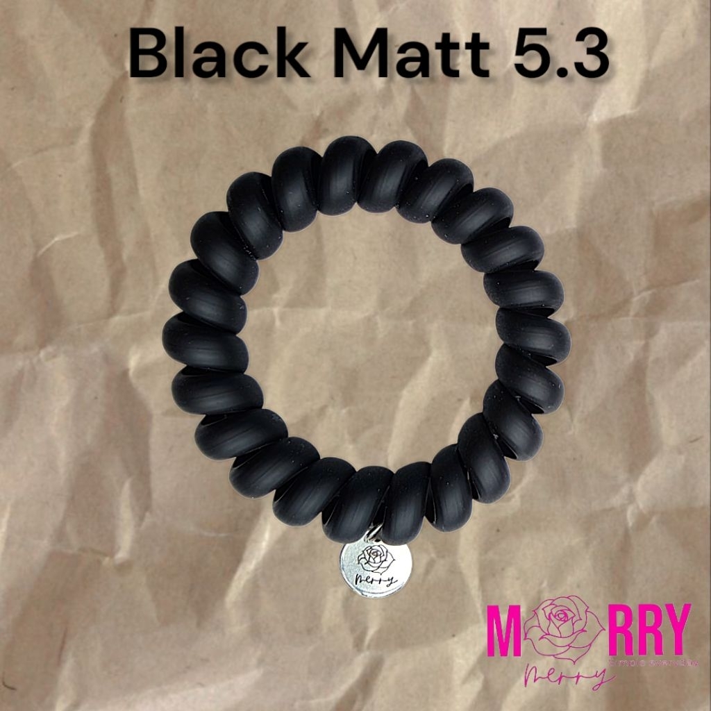 ยางรัดผม Merry merry รุ่น Black Matt : 5.3