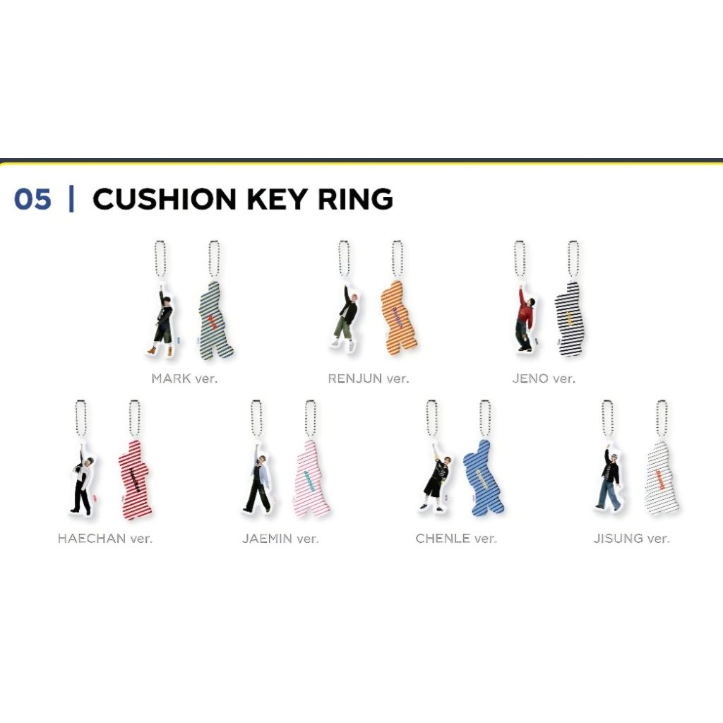 2025 Nct Dream Official MD (Cushion Keyring)