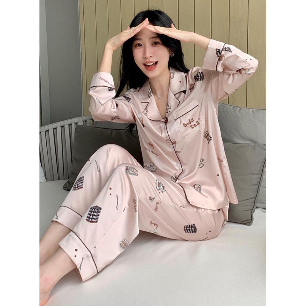 ชุดนอนผ้า Silk Satin พรีเมี่ยม