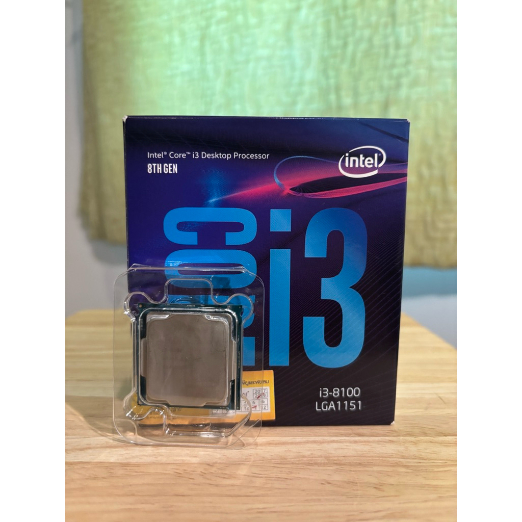 💻 Intel Core i3-8100 Processor (LGA 1151) – ของแท้ มือสอง สภาพดี พร้อมใช้งาน!