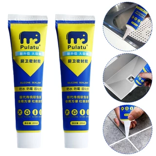 ของมาใหม่！220ML.กาวยาแนวกระเบื้องห้องน้ำ กันเชื้อรา กันซึม แบบหลอด ใช้งานง่าย