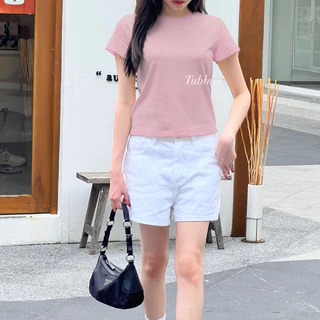 Tubbies | Daily Baby Tee เสื้อยืด เสื้อเบบี้ที เสื้อbaby tee ไซส์เล็ก-ใหญ่ สาวอวบใส่ได้ คอตตอน100% งานไทย💯คอกลม แขนสั้น