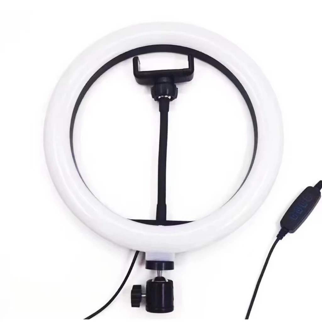 ไฟแต่งหน้า แบบวงแหวน ไฟสตูดิโอ LED สำหรับถ่ายรูป  ไลฟ์สด ถ่ายวิดีโอ ปรับได้ 3 สี
